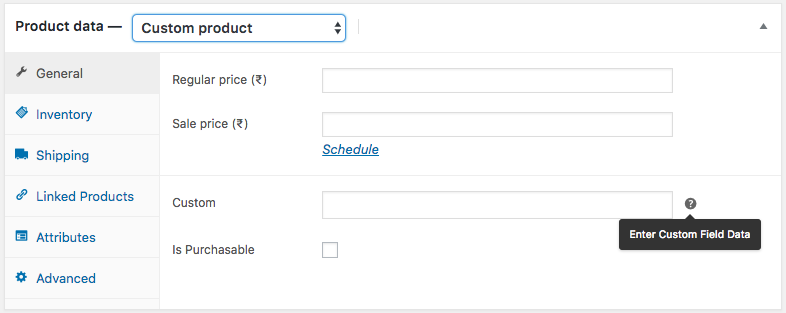 Add Custom Fields to Custom Product Type