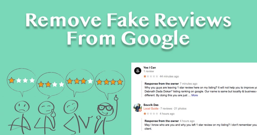 fake reviews on google